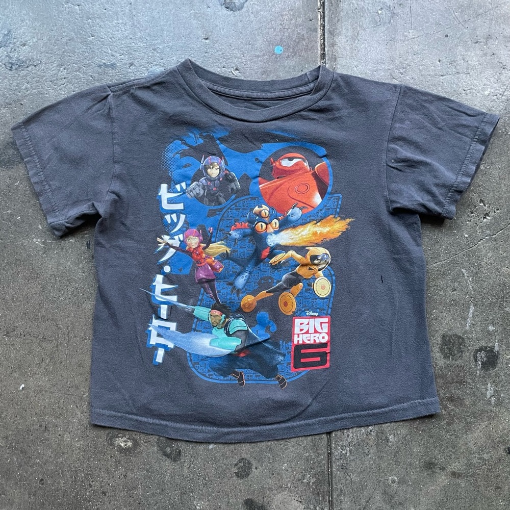 Tiny big hero 6 vintage style tshirt